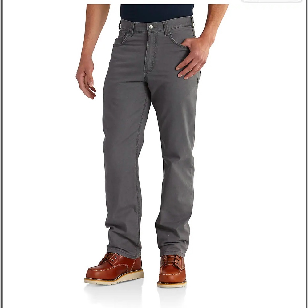 MEN'S 5-POCKET PANT - RELAXED FIT - RUGGED FLEX® - CANVAS